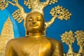 Golden Buddha statue Royalty Free Stock Photo