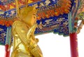 Golden Buddha statues at Ten Thousand Buddhas Monastery, Hong Kong