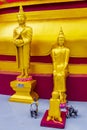 Golden Buddha statues Wat Phra Yai temple Koh Samui Thailand Royalty Free Stock Photo