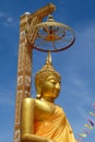 Golden buddha stature Royalty Free Stock Photo