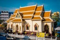 The Golden Buddha Temple or `Wat Traimitr Withayaram` at Bangkok, Thailand.