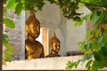 Golden Buddha in the unfinished temple
