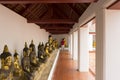 Golden buddha at Wat Phra Borommathat Chaiya