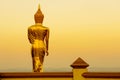 Golden buddha at Wat Phra That Kao Noi Royalty Free Stock Photo