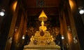 Golden Buddha Wat Ratcha Natdaram Royalty Free Stock Photo
