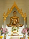 Golden Buddha, Wat Traimit temple, Bangkok, Thailand Royalty Free Stock Photo