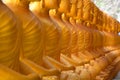 Golden buddhas. The Big Buddha. Phuket. Thailand Royalty Free Stock Photo