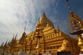 Shwezigon Paya.Bagan Royalty Free Stock Photo