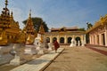 Shwezigon Paya.Bagan Royalty Free Stock Photo