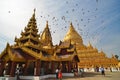 Shwezigon Paya.Bagan Royalty Free Stock Photo