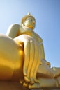 Golden Buddhist sculpture in Thailand
