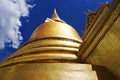 Golden Buddhist Stupa in Bangkok Royalty Free Stock Photo