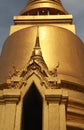 Golden Buddhist temple gable Royalty Free Stock Photo