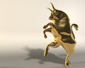 Golden bull Royalty Free Stock Photo
