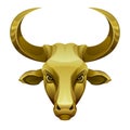 Golden bull head