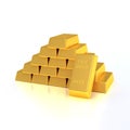 Golden bullions Royalty Free Stock Photo