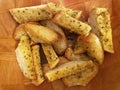 Golden Butter Garlic Bread Appetizer