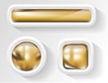 Golden buttons