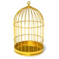 Golden cage Royalty Free Stock Photo