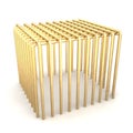 Golden cage Royalty Free Stock Photo