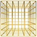 Golden cage Royalty Free Stock Photo