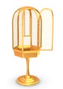 Golden cage Royalty Free Stock Photo