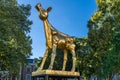 Golden calf statue during the Netherlands Film Festival in Utrecht
