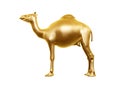 Golden camel Royalty Free Stock Photo