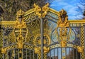 Golden Canada Maroto Gate Buckingham Palace London England Royalty Free Stock Photo