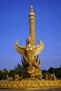 Golden candle in Ubon