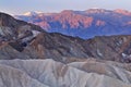 Golden Canyon and Panamint Mountains