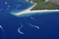 Golden cape beach aerial Royalty Free Stock Photo