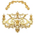 Golden cartouche