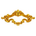 Golden cartouche