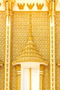 Golden carve window in temple