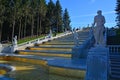 Golden Cascade in Peterhof, St. Petersburg, Russia