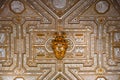 Golden Ceiling of Saint Peter's Basilica Royalty Free Stock Photo