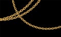 Golden Chain Necklace. Gold Chain. Jewellery Accessory.