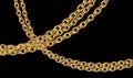 Golden Chain Necklace. Gold Chain. Jewellery Accessory.