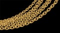 Golden Chain Necklace. Gold Chain. Jewellery Accessory.