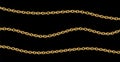 Golden Chain Necklace. Gold Chain. Jewellery Accessory.