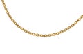 Golden Chain Necklace. Gold Chain. Jewellery Accessory.