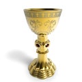 Golden chalice Royalty Free Stock Photo