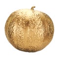 Golden charentais melon, 3d rendering Royalty Free Stock Photo