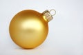 Golden Christmas ball Royalty Free Stock Photo