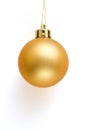 Golden Christmas Ball Royalty Free Stock Photo