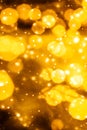 Glamorous gold shiny glow and glitter, luxury holiday background