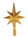 Golden Christmas star