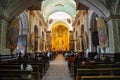 Golden church of San Francisco, Quito, Ecuador