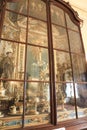 Golden church utensils exhibited in the Palace-Convent and Royal building of Mafra